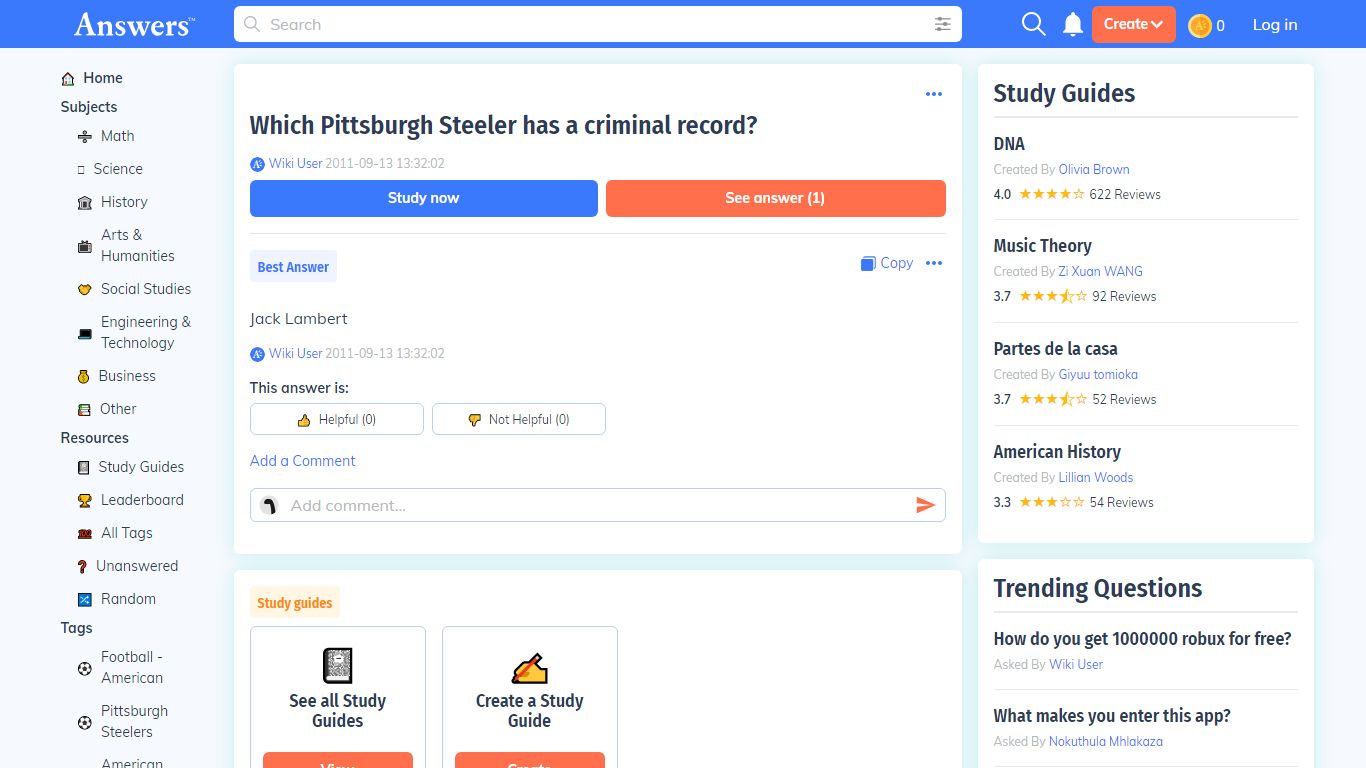 Which Pittsburgh Steeler has a criminal record? - Answers